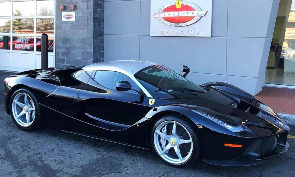 Dual-Tone Ferrari LaFerrari in Black & Silver is a unicorn