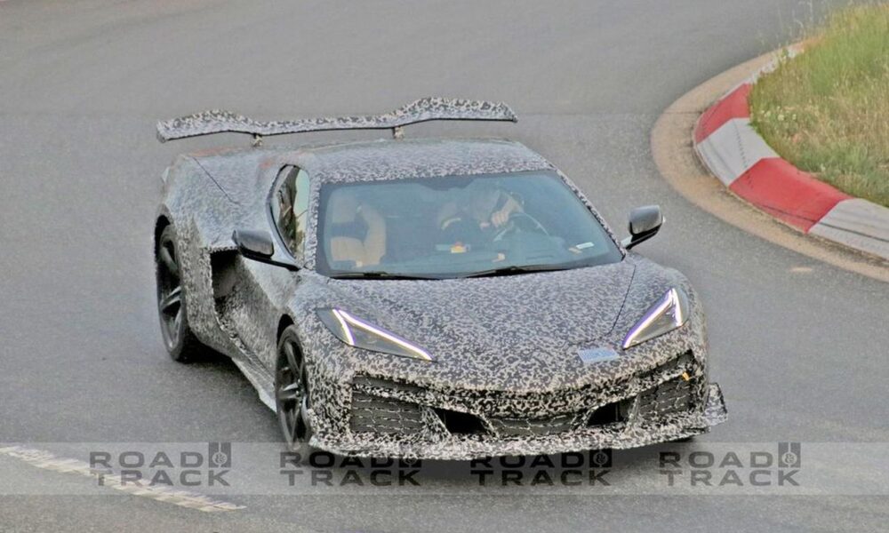 2023 Chevrolet Corvette Z06 spied at the Nurburgring