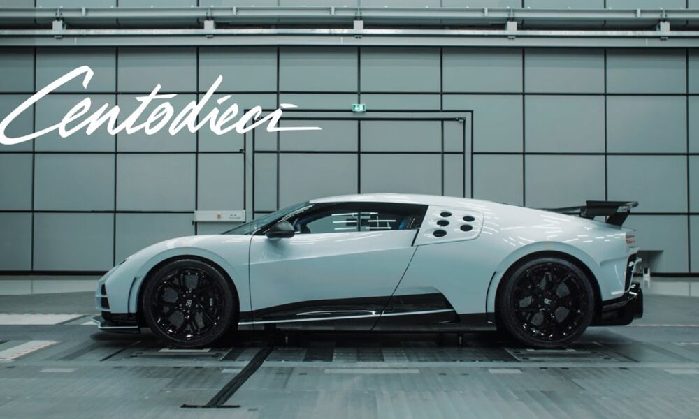 Bugatti Centodieci heads to the wind tunnel for aero tuning