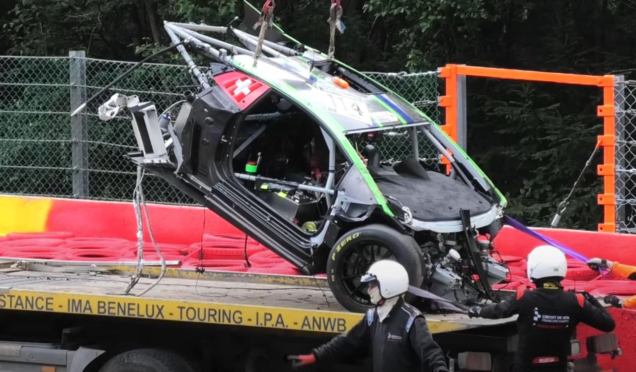 Lamborghini Huracan GT3 Evo-Spa-Crash