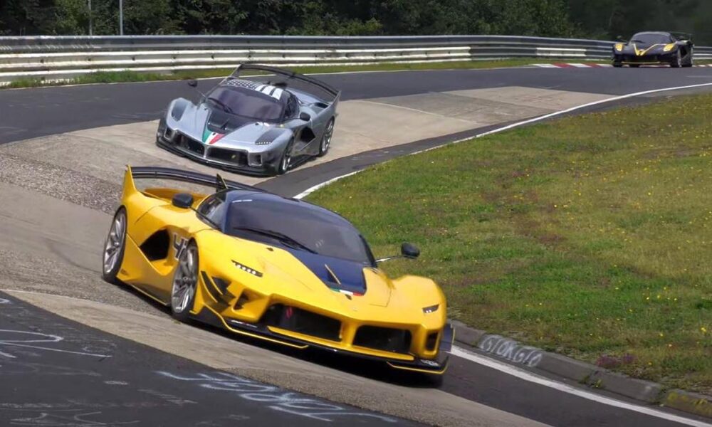 Ferrari FXX-K EVO owners get a taste of the Nurburgring Nordschleife