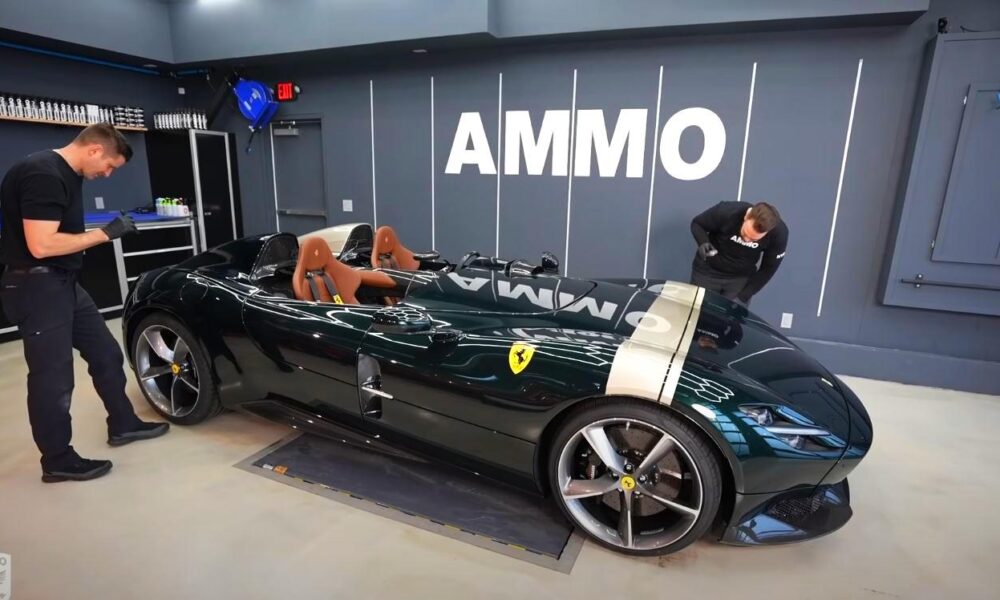Detailing a gorgeous $1.8 Million Ferrari Monza SP2