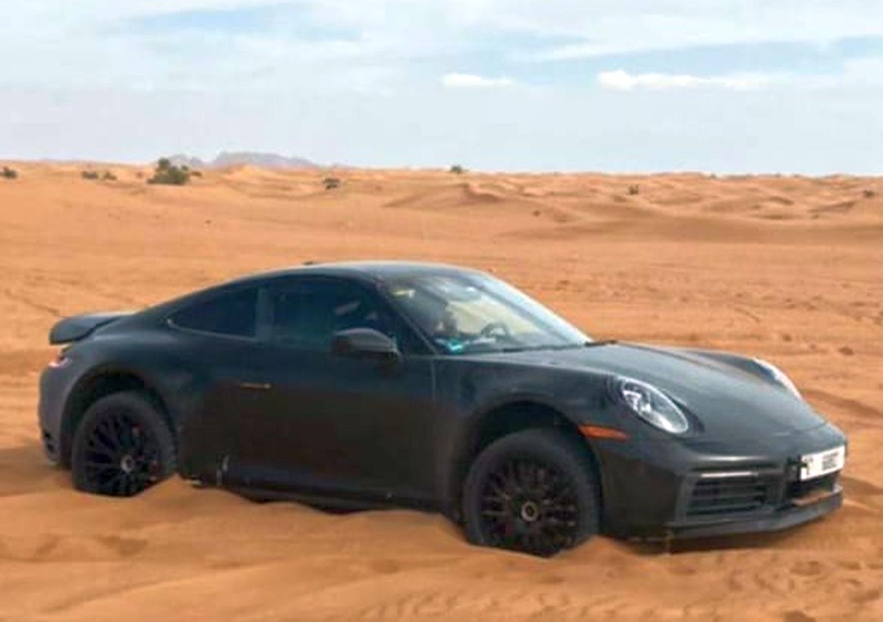 2023 Porsche 911 Safari-dune-testing-Dubai