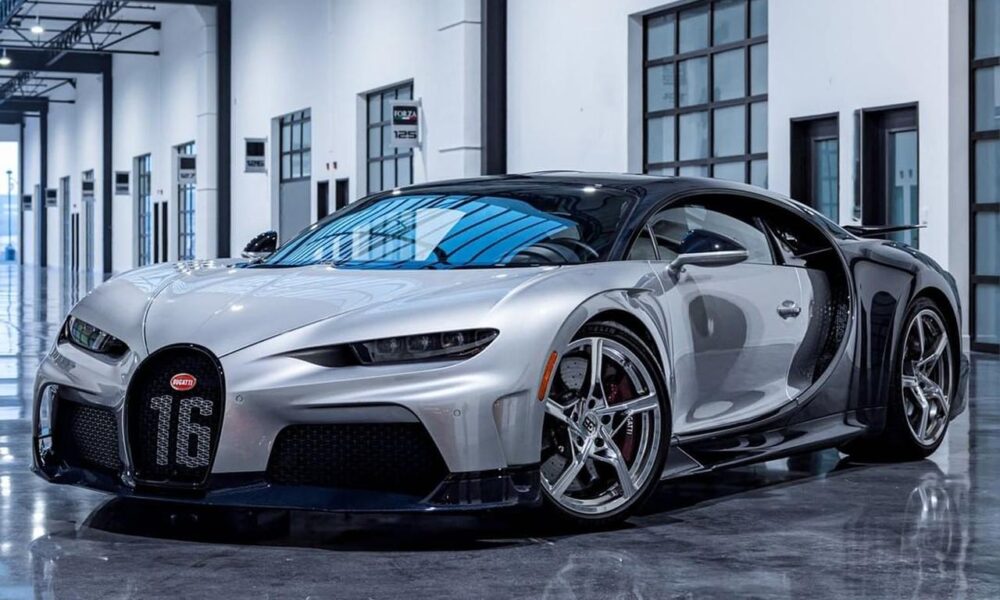 Stunning dual-tone Bugatti Chiron Super Sport showcased at Newport Beach