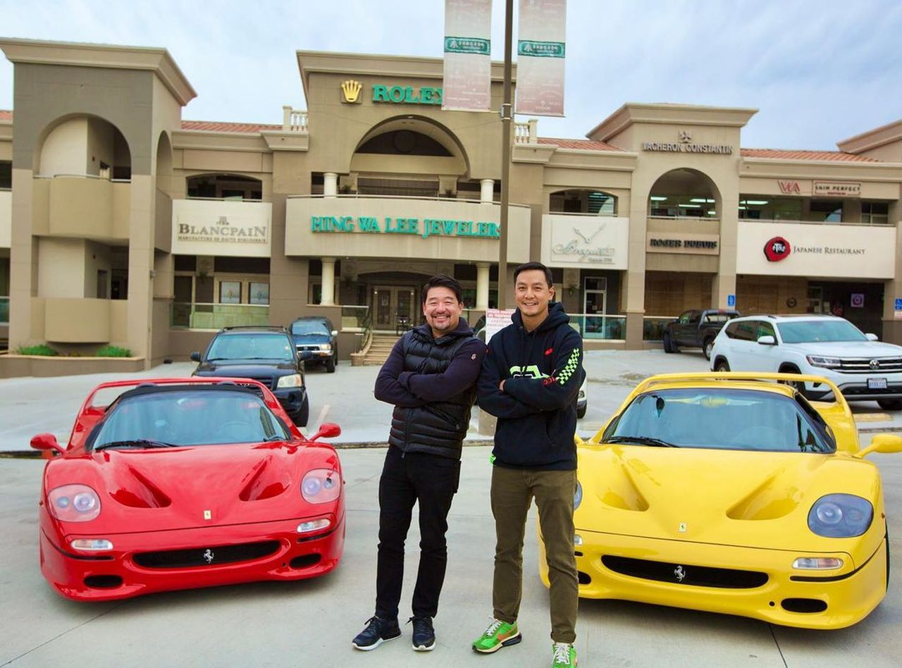 Yellow Ferrari F50-David Lee