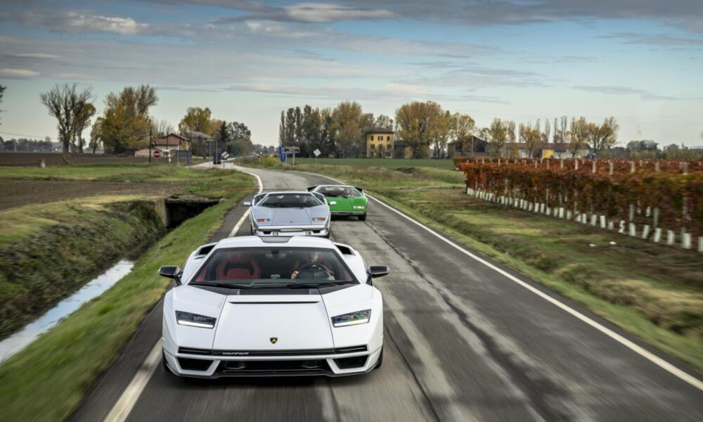 Lamborghini Countach: 3-Generations of an Icon reunite