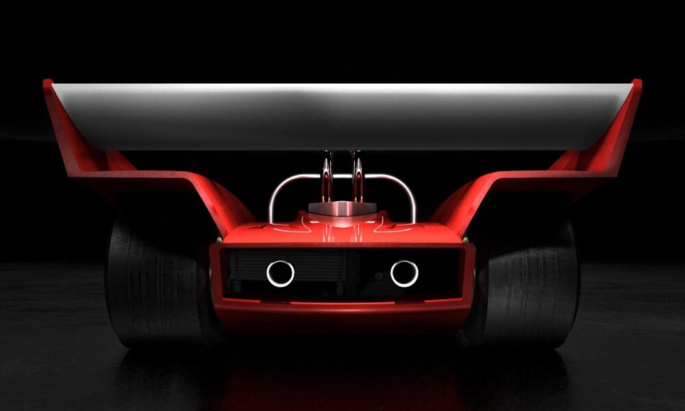 Lotus working on a Type 66 Can-Am inspired track car