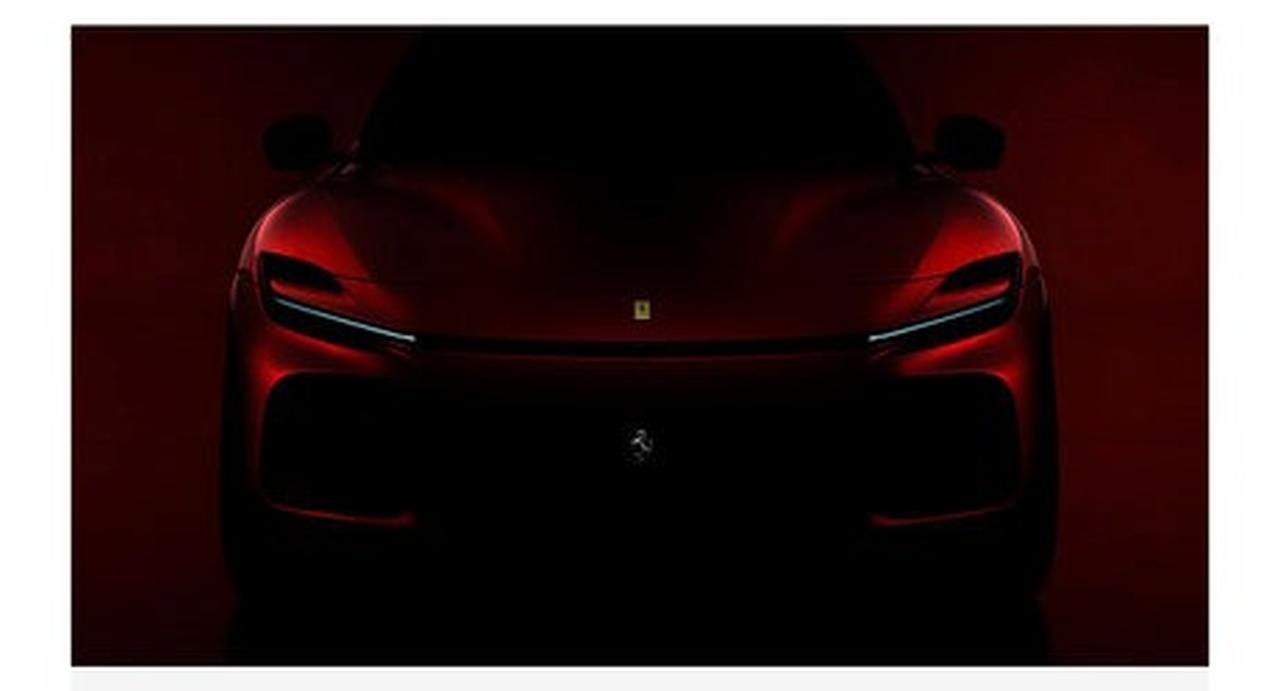Ferrari Purosangue SUV-teaser