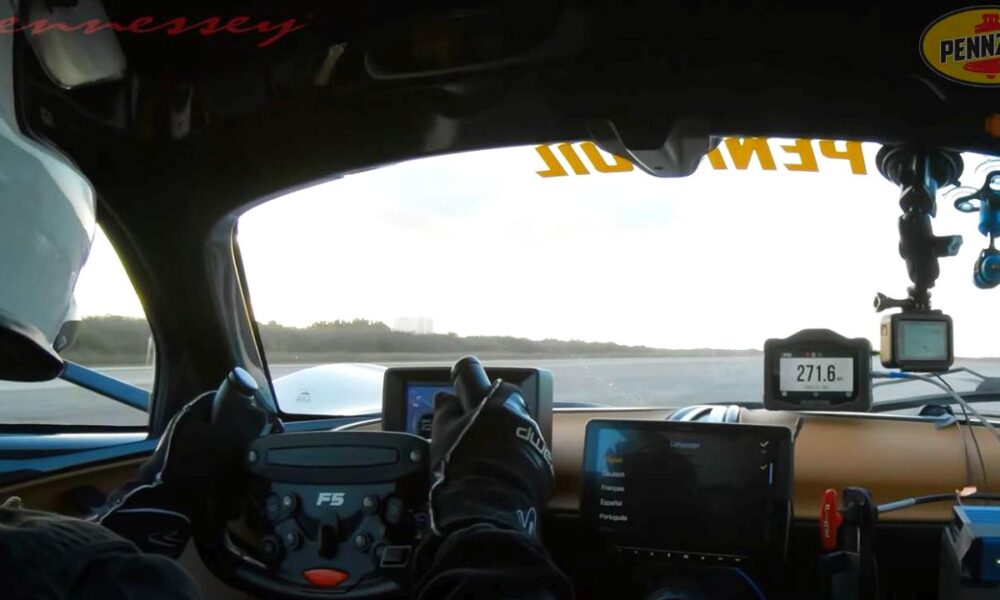Hennessey Venom F5 clocks 271.6 MPH during initial tests