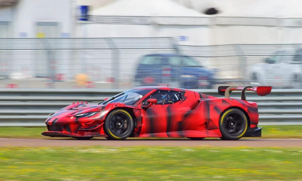 Ferrari 296 GT3 race car spotted at Fiorano; to replace 488 GT3 EVO