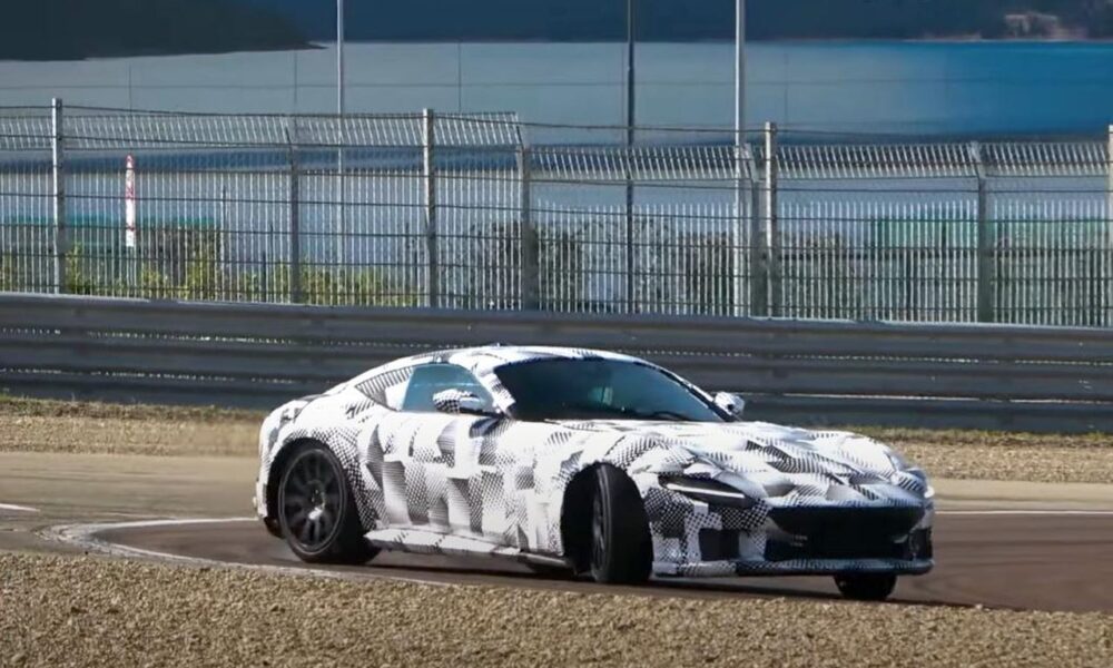 Ferrari 812 successor stretches its legs at Fiorano